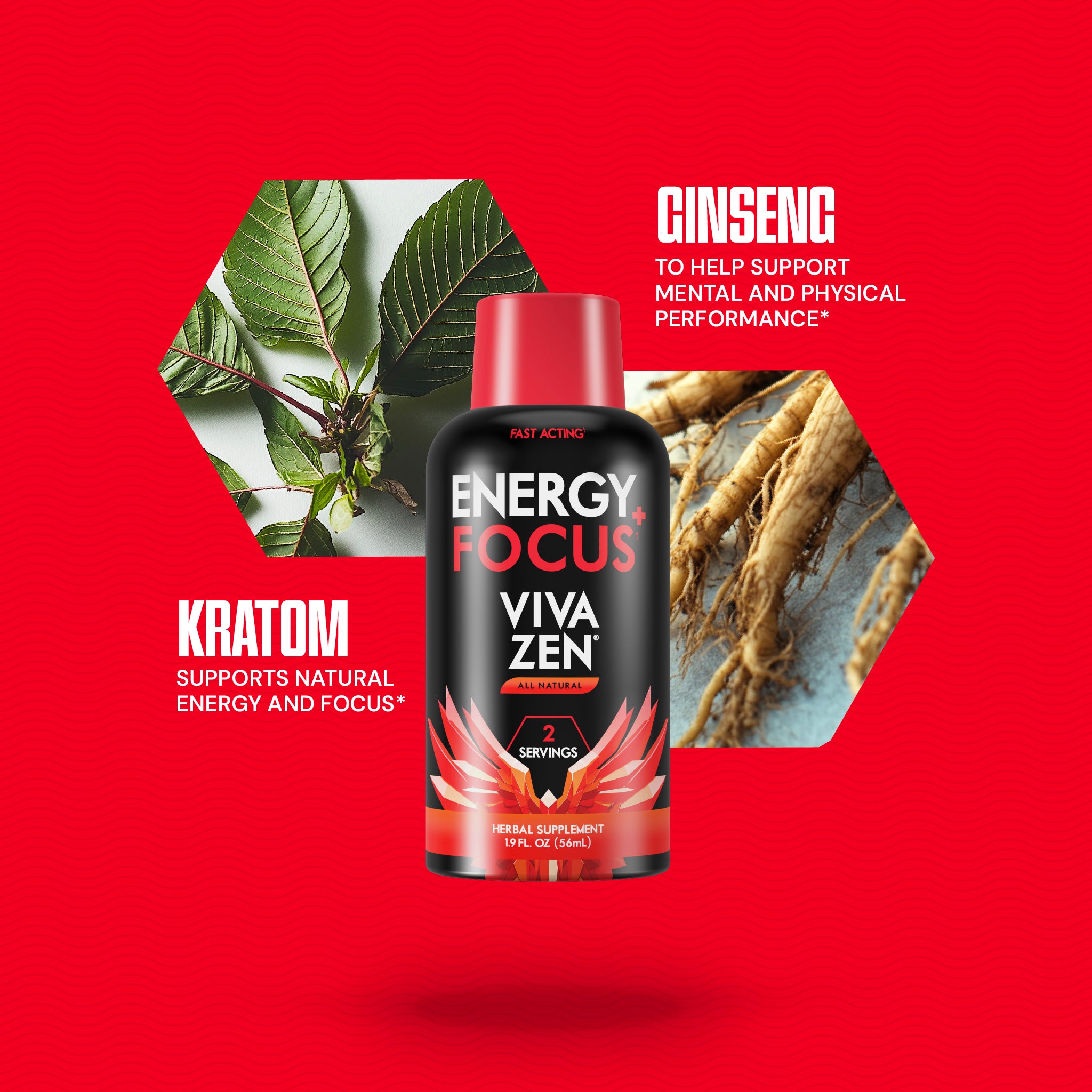 alexiastam 【Josephin】Energy S VIVAZEN® Energy & Focus Shot | Caffeine-Free Energy Drink for